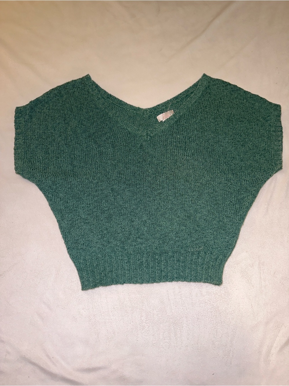 Vintage Frenchi Green Dolman Sleeve Knit Sweater Top Size Small